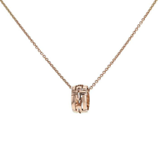 [Polaidi Jewelry]PARENTESI NECKLACE PINK GOLD