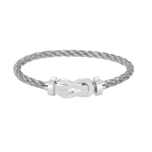 [Polaidi Jewelry]CHANCE LARGE 8 FIGURE BUCKLE NO DIAMOND BRACELET SILVER