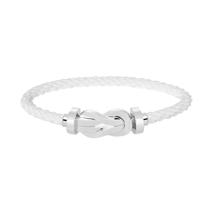 [：Polaidi Jewelry]CHANCE LARGE 8 FIGURE BUCKLE NO DIAMOND BRACELET SILVER