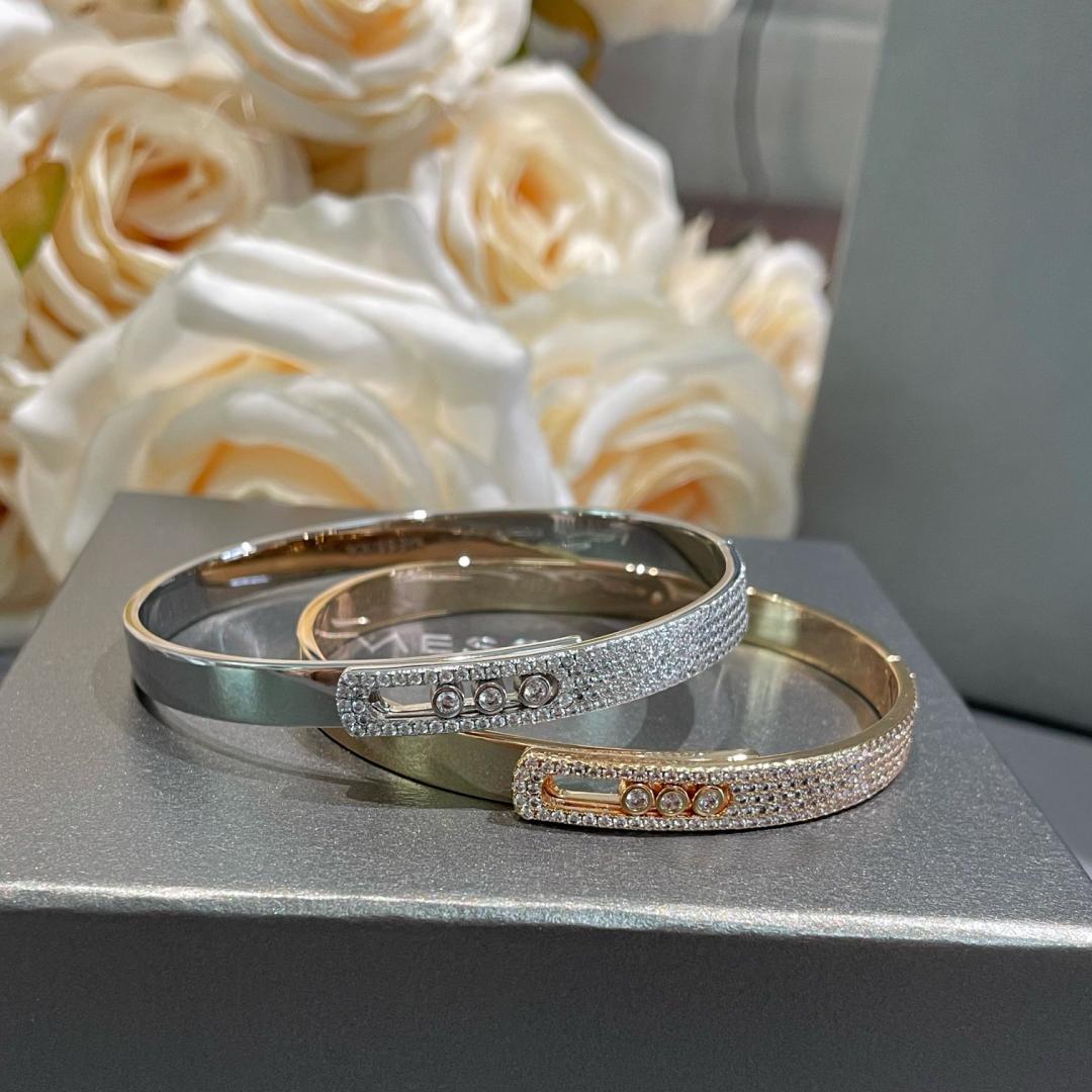 [Polaidi Jewelry]Noa Roségold Pavé-Diamantarmreif