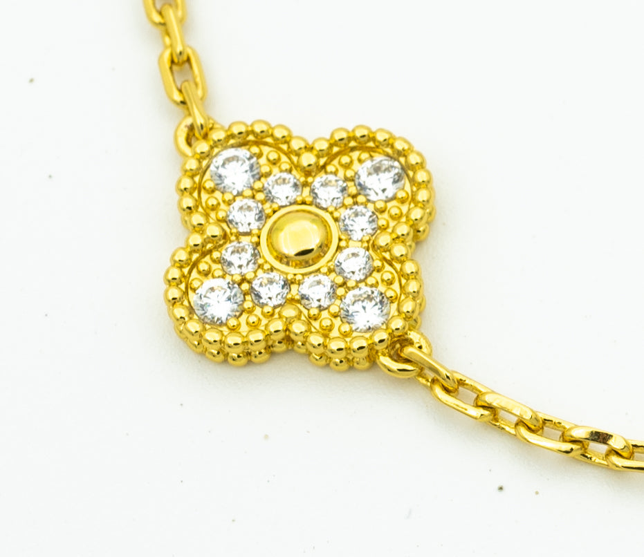 [Polaidi Jewelry] CLOVER 5 MOTIF LASER BRACELET COLLECTION