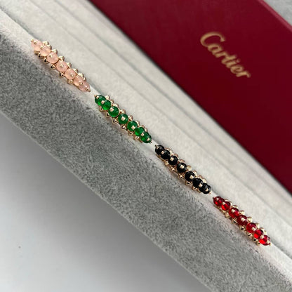 [：Polaidi Jewelry]ROSE GOLD AGATE RIVET RING ASIA LIMITED EDITION