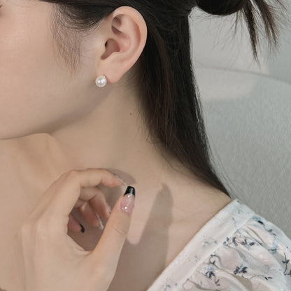 [Polaidi Jewelry]Delicate Pearl Earrings