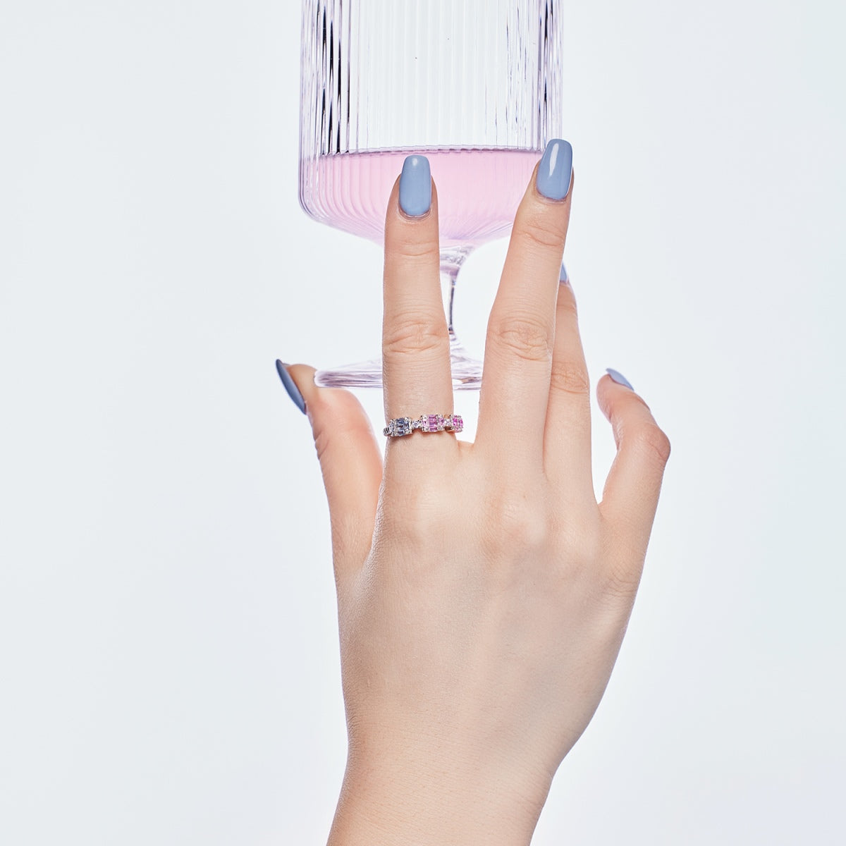 [Polaidi Jewelry]Unique Colorful Emerald Cut Party Ring