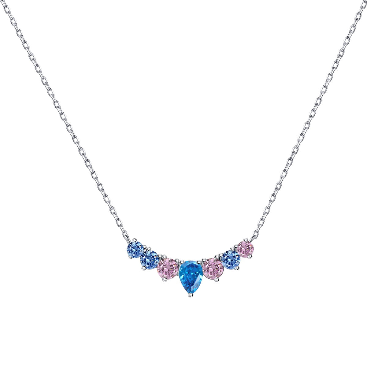 [Polaidi Jewelry]Dainty Colorful Heart Necklace