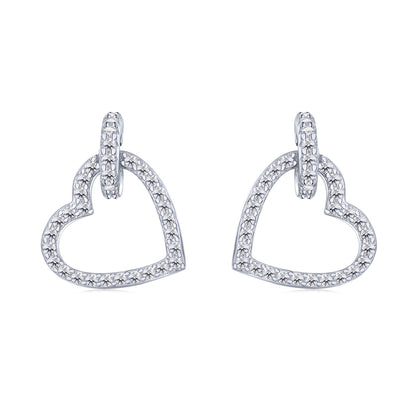 [Polaidi Jewelry]Dainty Heart Shape Earrings