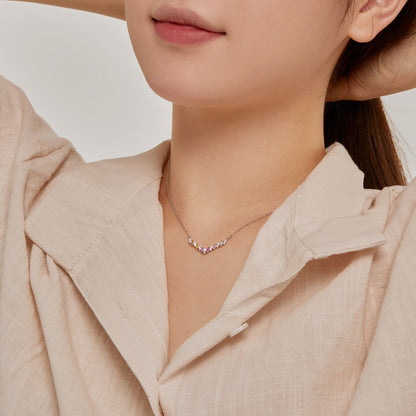 [Polaidi Jewelry]Dazzling Rainbow Necklace