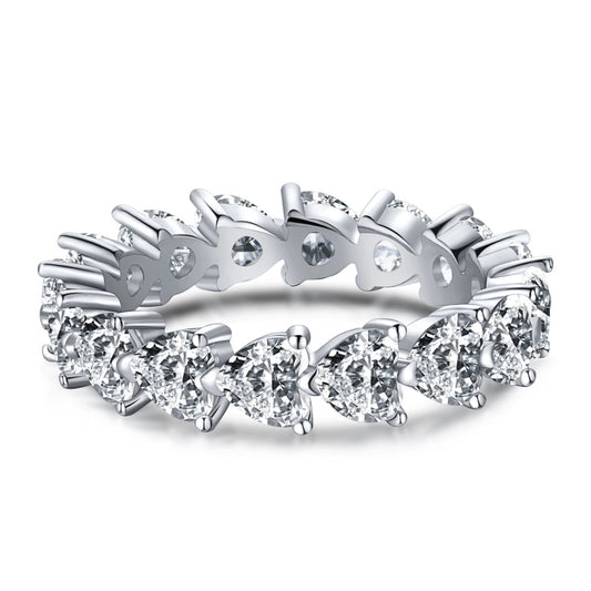 [Polaidi Jewelry]0.25 Carat Radiant Romance Heart Cut Lover Ring