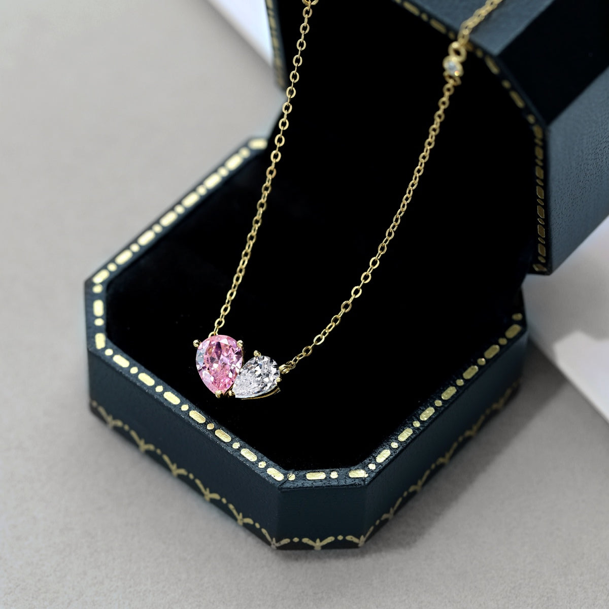 [Polaidi Jewelry]Unique Heart Shape Necklace