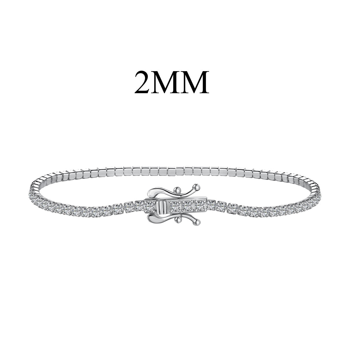 [Polaidi Jewelry]Radiant Colorful Round Cut Party Bracelet