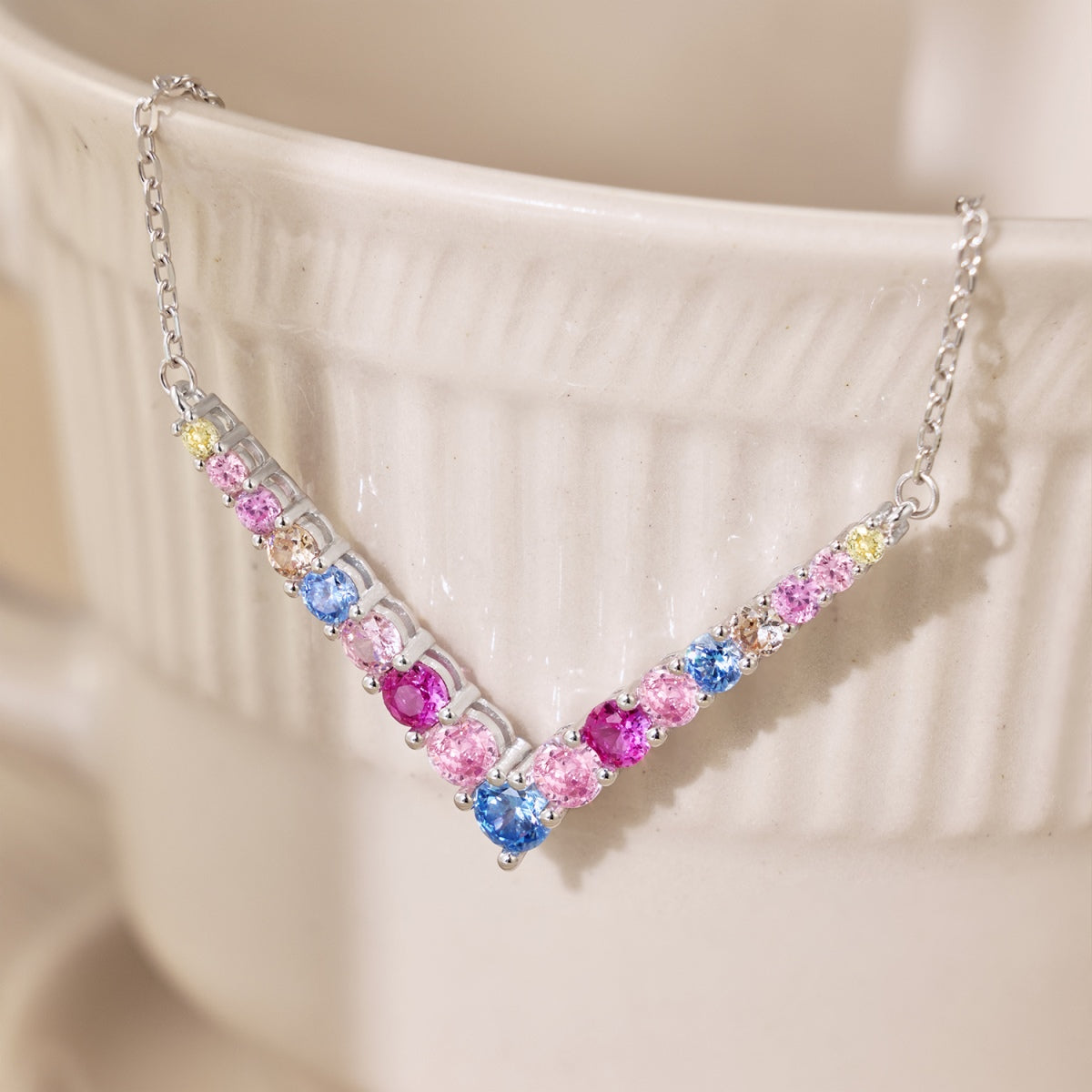 [Polaidi Jewelry]Ornate Round Cut Necklace