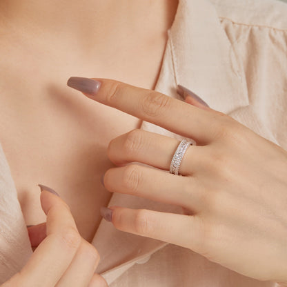 [Polaidi Jewelry]Delicate Colorful Round Cut Daily Ring