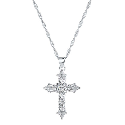 [Polaidi Jewelry]Delicate Cross Shape Necklace