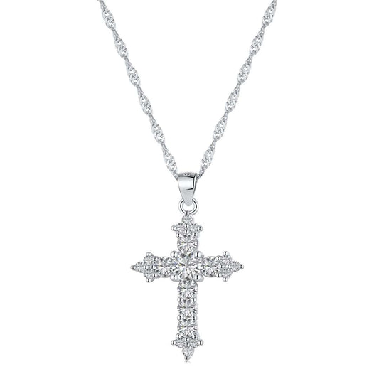 [Polaidi Jewelry]Delicate Cross Shape Necklace
