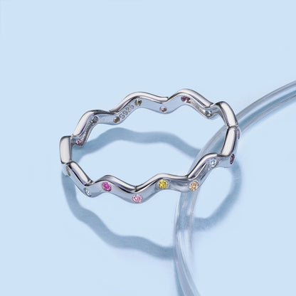[Polaidi Jewelry]Ornate Vibrant Round Cut Daily Ring