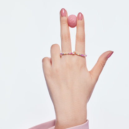[Polaidi Jewelry]Exquisite Multicolored Emerald Cut Daily Ring