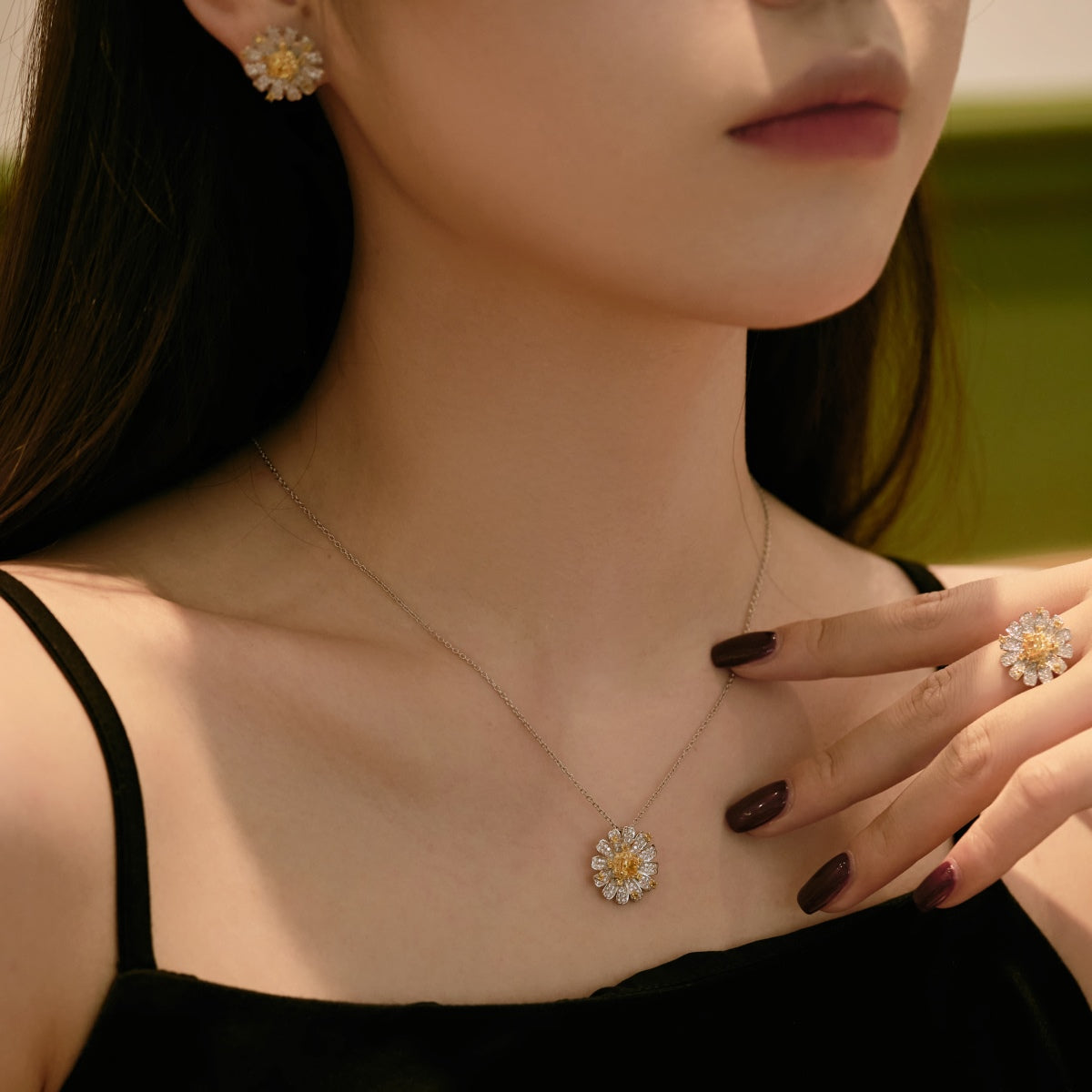 [Polaidi Jewelry]Exquisite Daisy Necklace