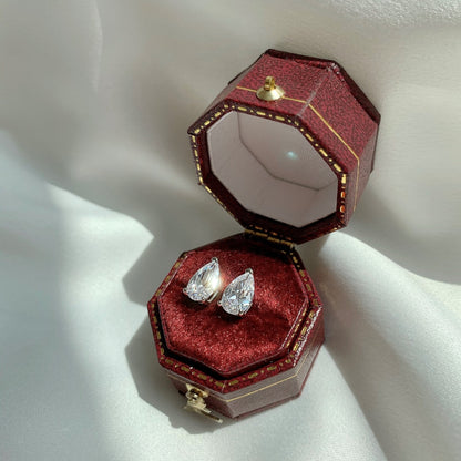 [Polaidi Jewelry]Ornate Water Drop Shape Earrings