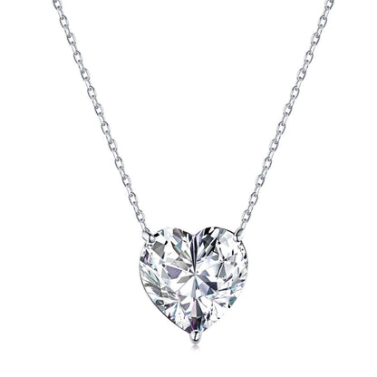 [Polaidi Jewelry]6.0 carat Radiant Heart Shape Necklace