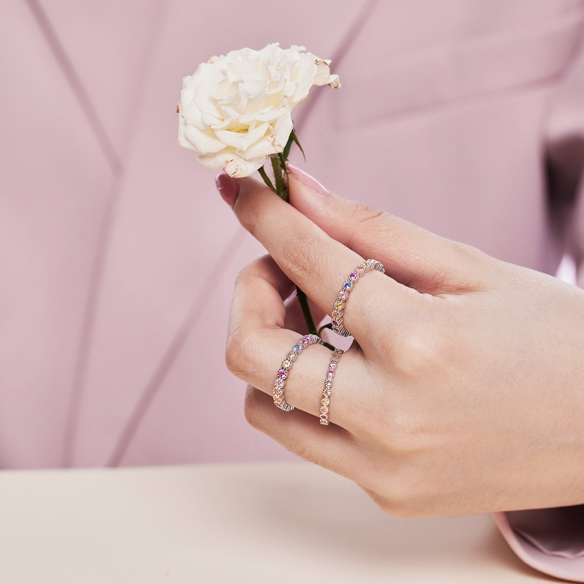 [Polaidi Jewelry]Elegant Energetic Round Cut Daily Ring