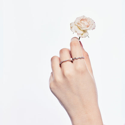 [Polaidi Jewelry]Ornate Vibrant Round Cut Daily Ring