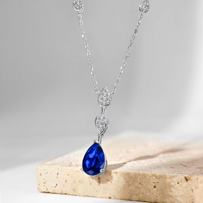 [Polaidi Jewelry]Dazzling Pear Cut Necklace