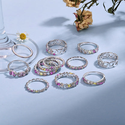 [Polaidi Jewelry]Elegant Vivid Round Cut Daily Ring