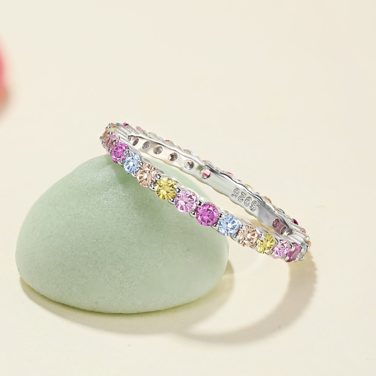 [Polaidi Jewelry]Elegant Vivid Round Cut Daily Ring