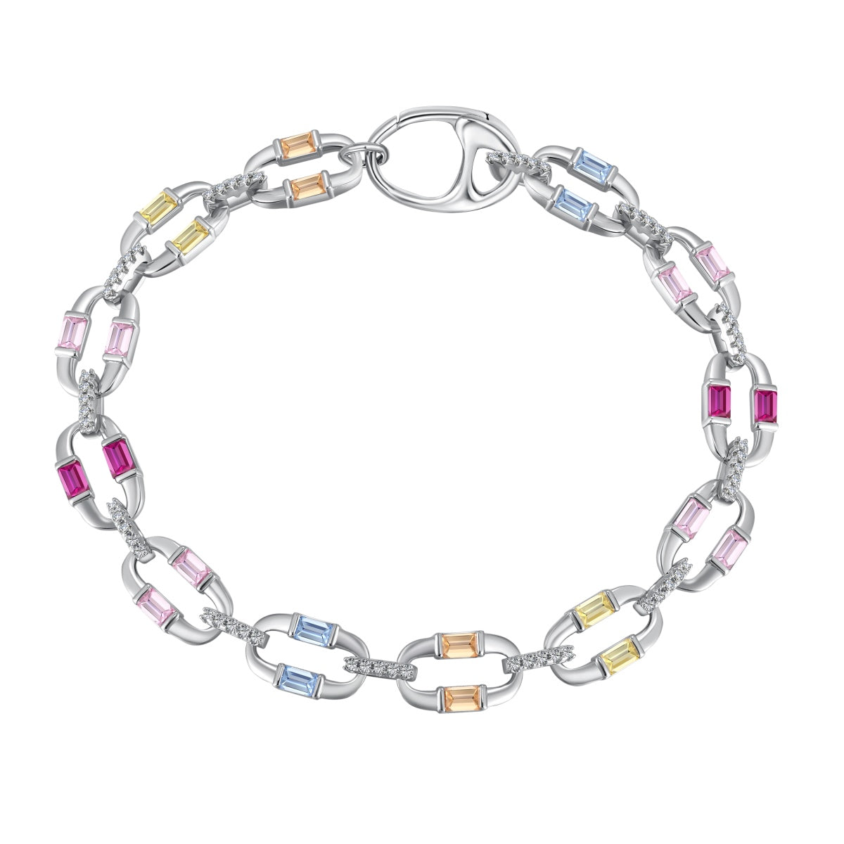 [Polaidi Jewelry]Dazzling Colorful Daily Bracelet