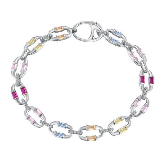 [Polaidi Jewelry]Dazzling Colorful Daily Bracelet