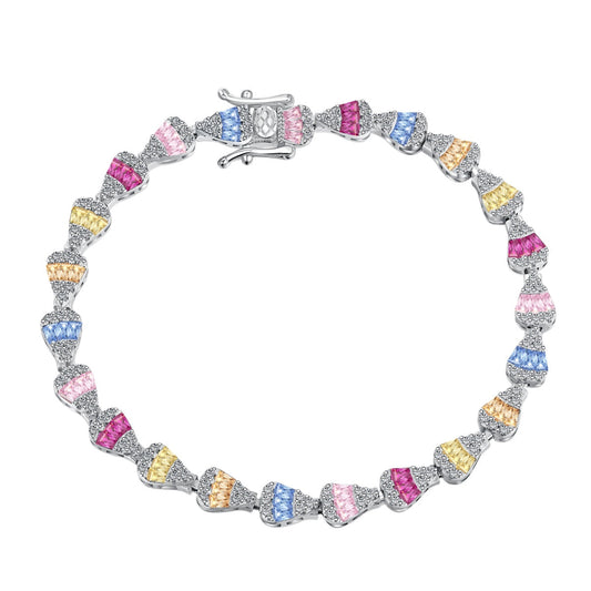 [Polaidi Jewelry]Radiant Water Drop Shape Daily Bracelet