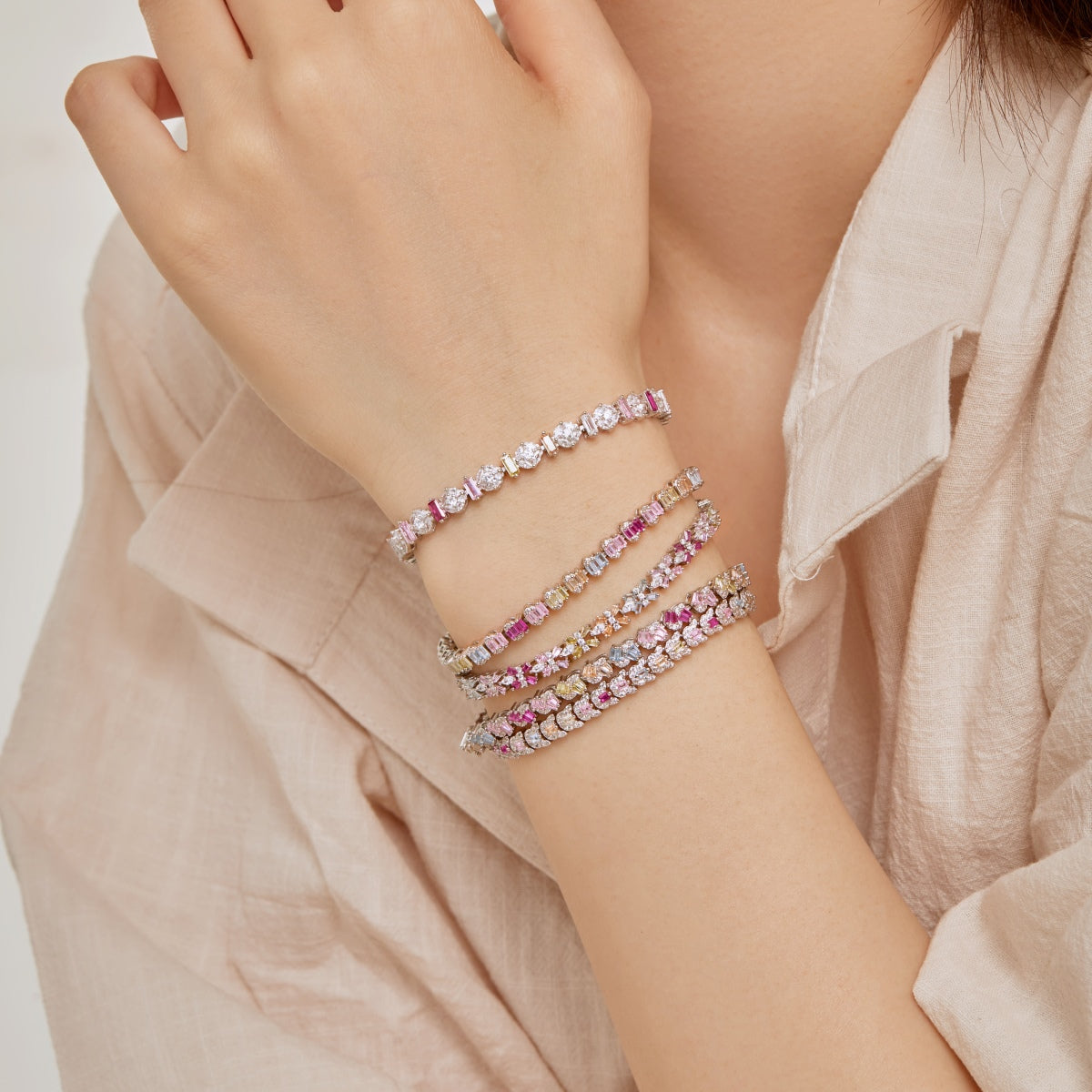 [Polaidi Jewelry]Unique Colorful Butterfly Shape Party Bracelet