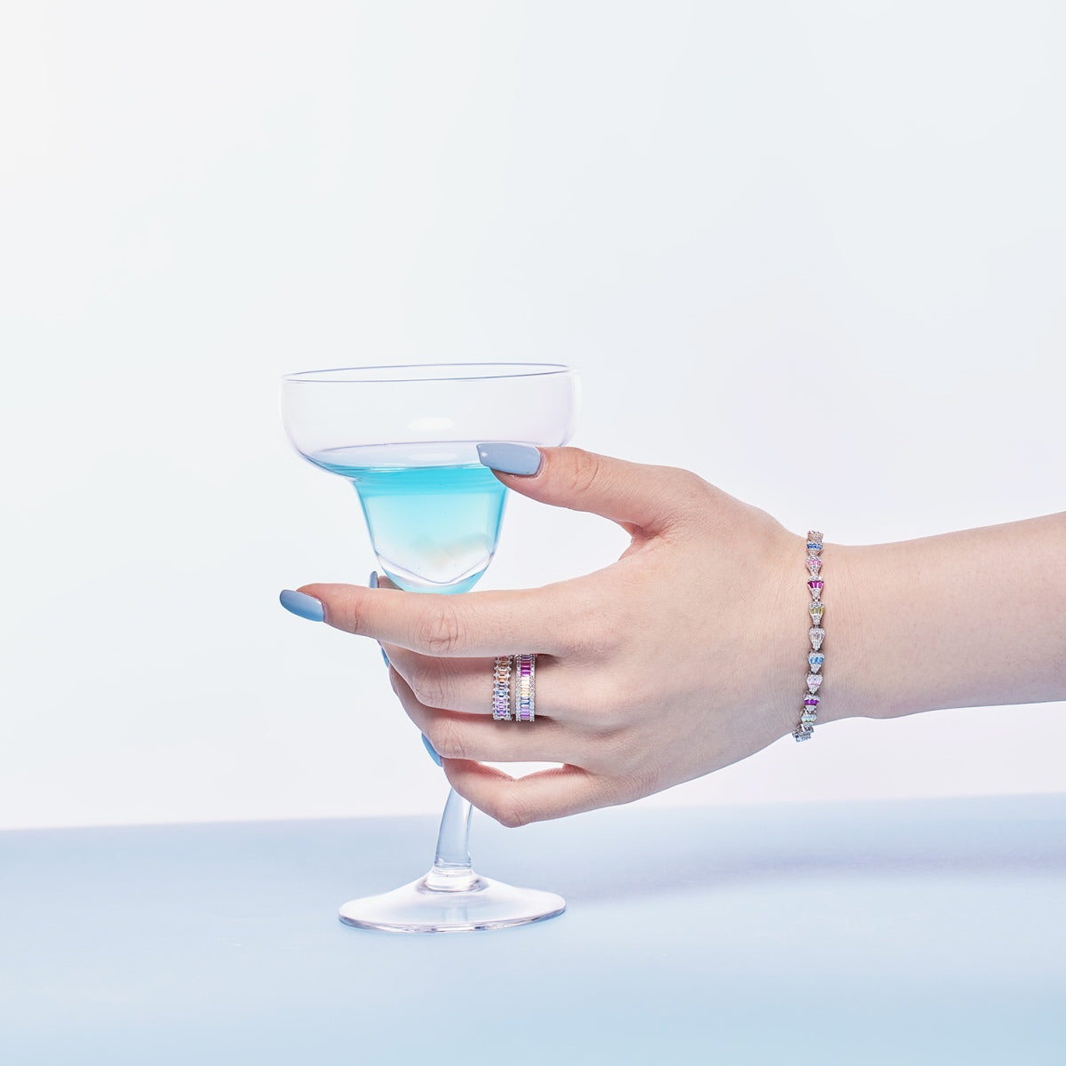 [Polaidi Jewelry]Radiant Water Drop Shape Daily Bracelet