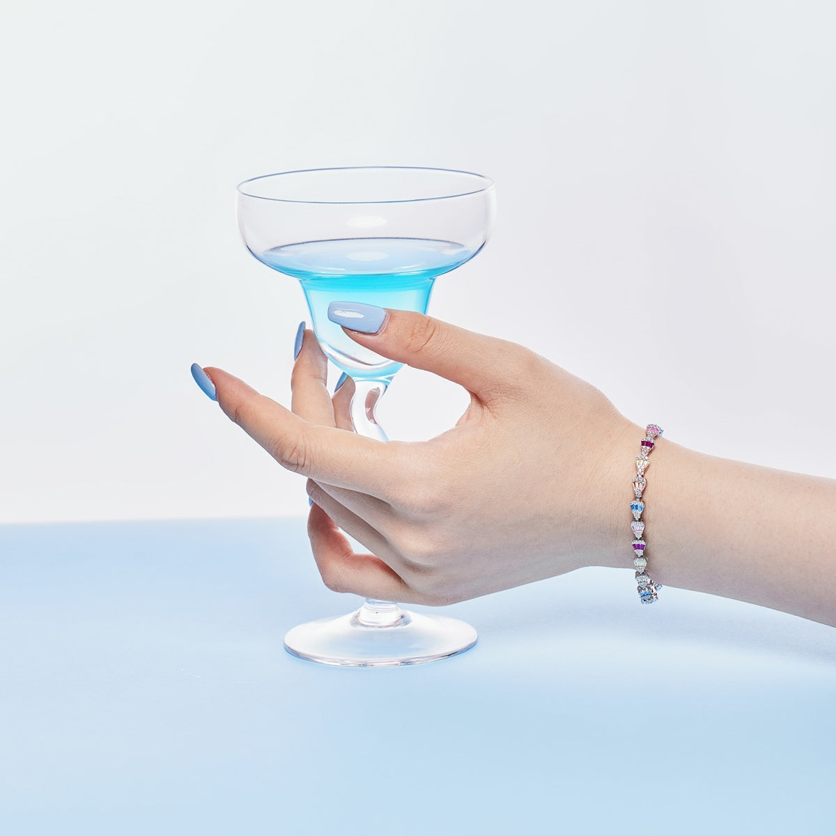 [Polaidi Jewelry]Radiant Water Drop Shape Daily Bracelet