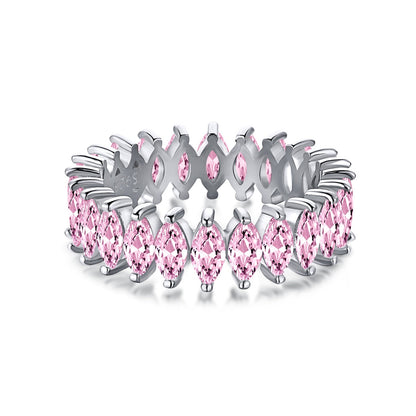 [Polaidi Jewelry]Gorgeous Marquise Cut Tennis Ring