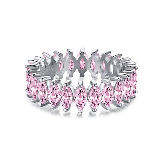 [Polaidi Jewelry]Gorgeous Marquise Cut Tennis Ring