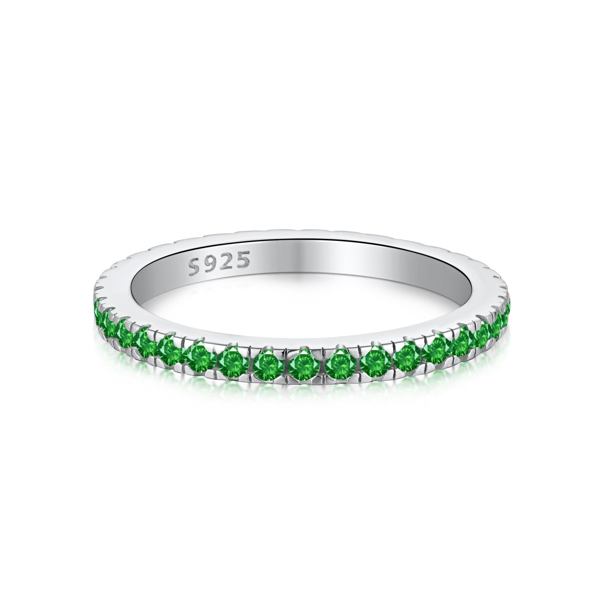 [Polaidi Jewelry]Delicate Sparkling Round Cut Daily Ring