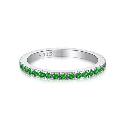 [Polaidi Jewelry]Delicate Sparkling Round Cut Daily Ring