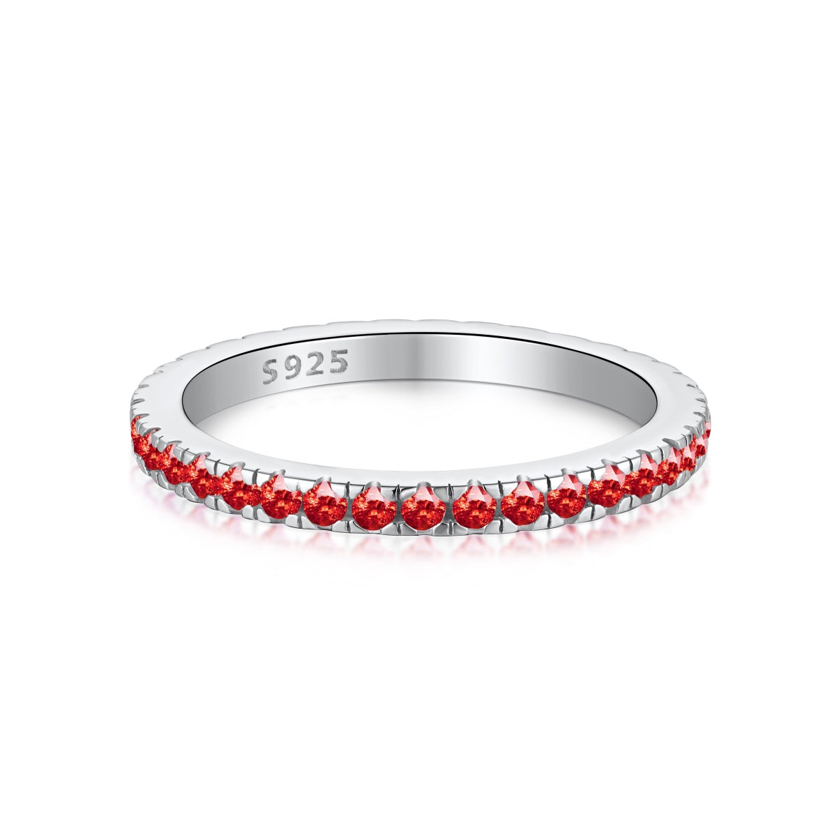 [Polaidi Jewelry]Delicate Sparkling Round Cut Daily Ring
