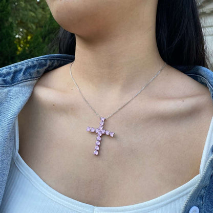 [Polaidi Jewelry]Radiant Cross Shape Necklace