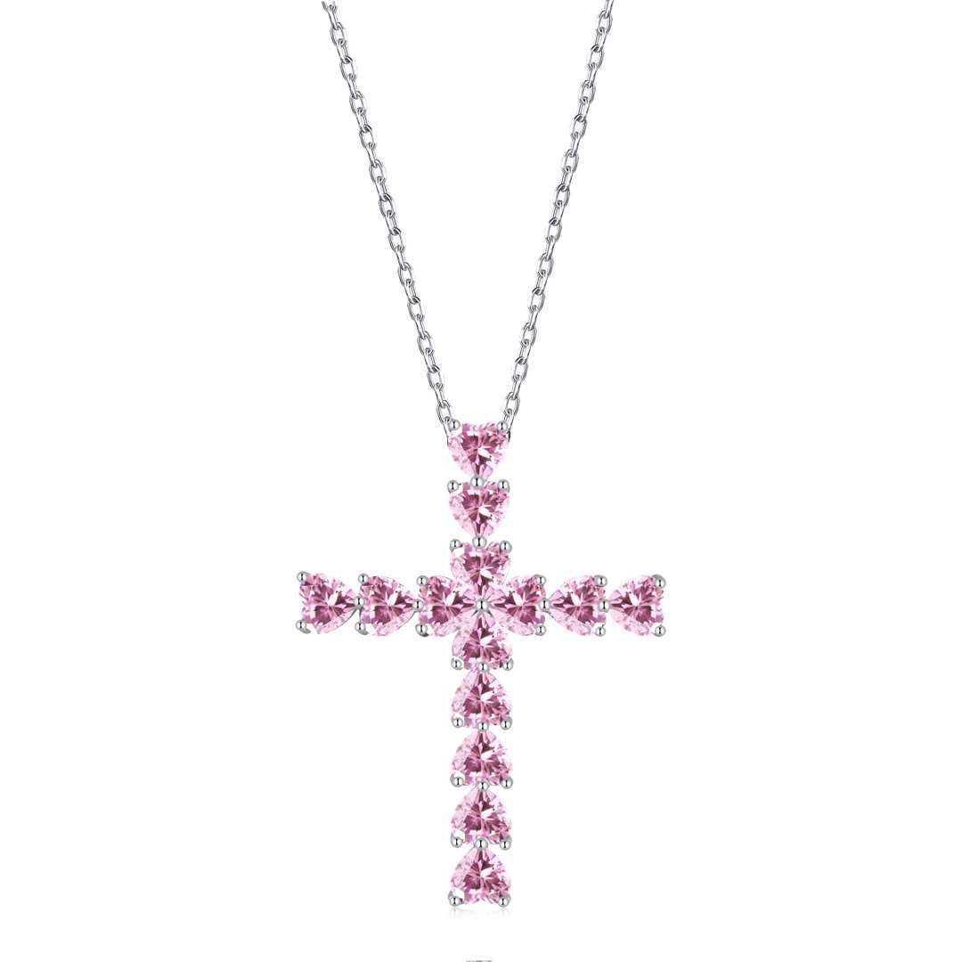 [Polaidi Jewelry]Radiant Cross Shape Necklace