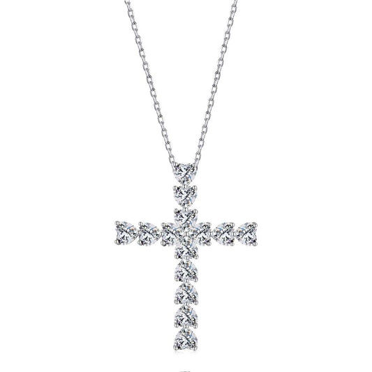 [Polaidi Jewelry]Radiant Cross Shape Necklace