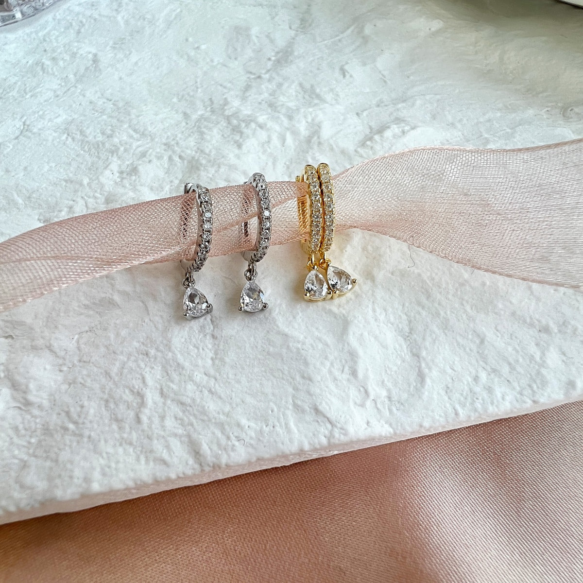 [Polaidi Jewelry]Luxurious Geometric Drop Earrings