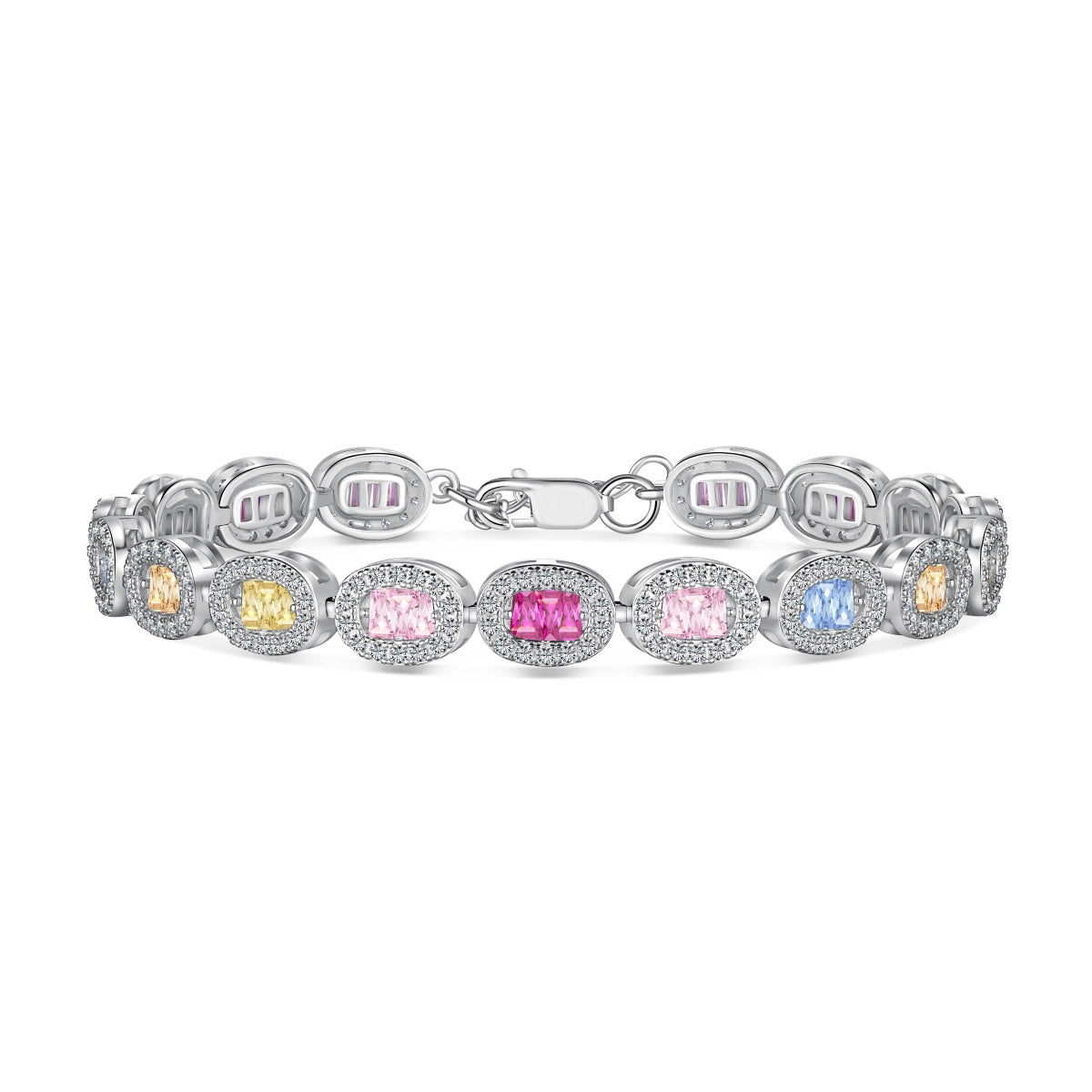 [Polaidi Jewelry]Exquisite Ornate Emerald Cut Daily Bracelet