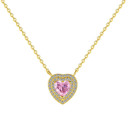 [Polaidi Jewelry]Exquisite Heart Shape Necklace