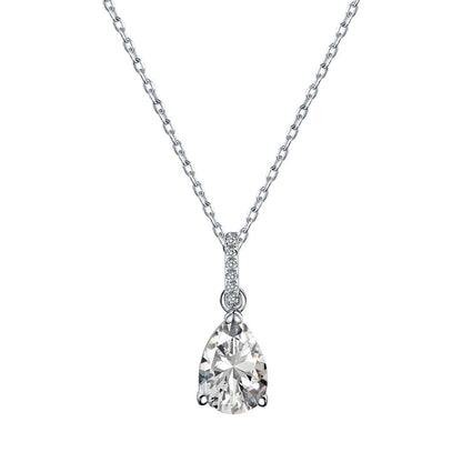 [Polaidi Jewelry]Delicate Water Drop Shape Fashion Necklace