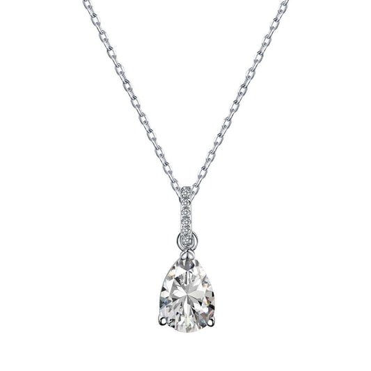 [Polaidi Jewelry]Delicate Water Drop Shape Fashion Necklace