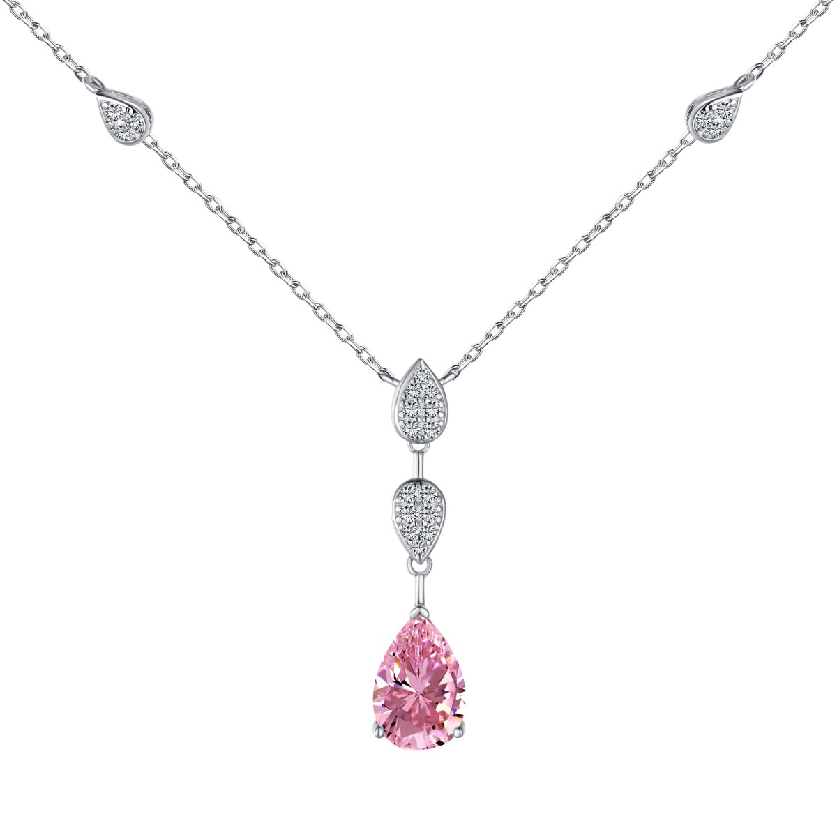 [Polaidi Jewelry]Dazzling Pear Cut Necklace