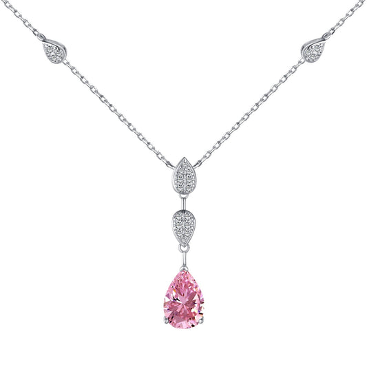[Polaidi Jewelry]Dazzling Pear Cut Necklace