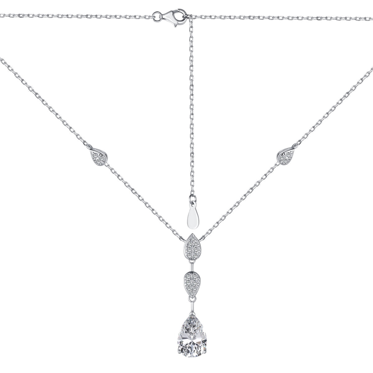 [Polaidi Jewelry]Dazzling Pear Cut Necklace
